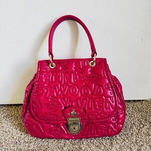 EUC VIVIENNE WESTWOOD PINK TOTE HANDBAG